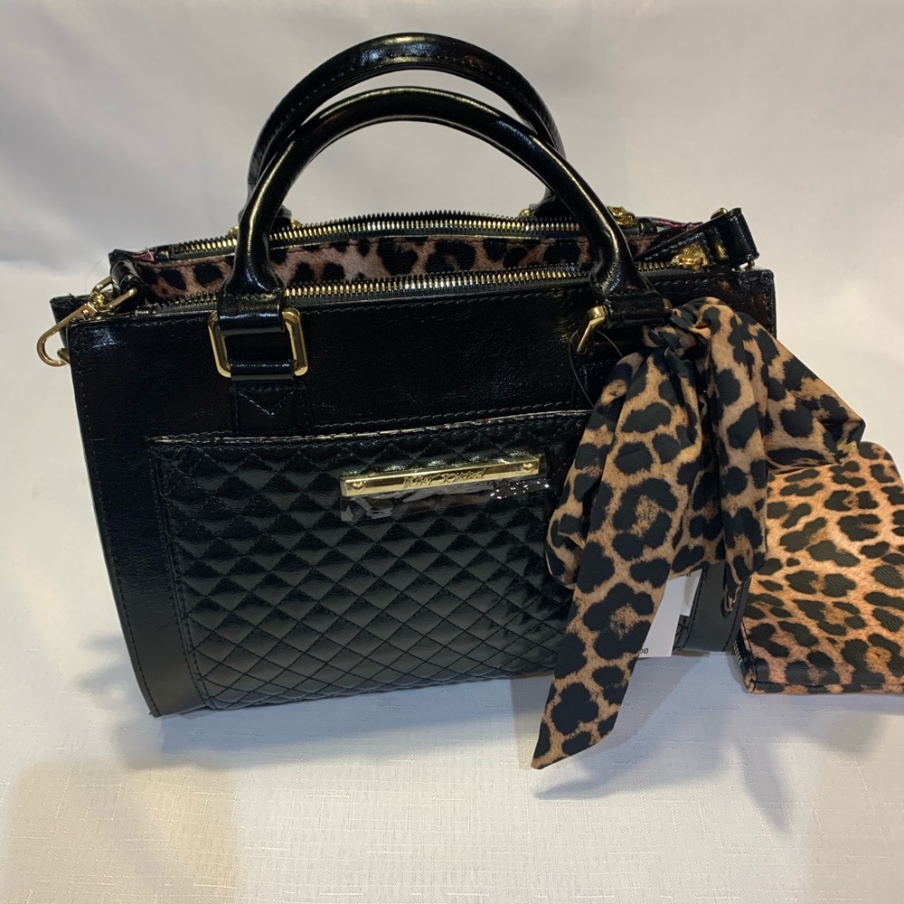 Black Betsy Johnson Handbag